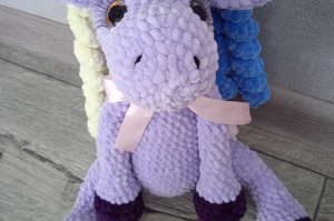 Вязаная игрушка Единорог Вязаная игрушка Единорог
